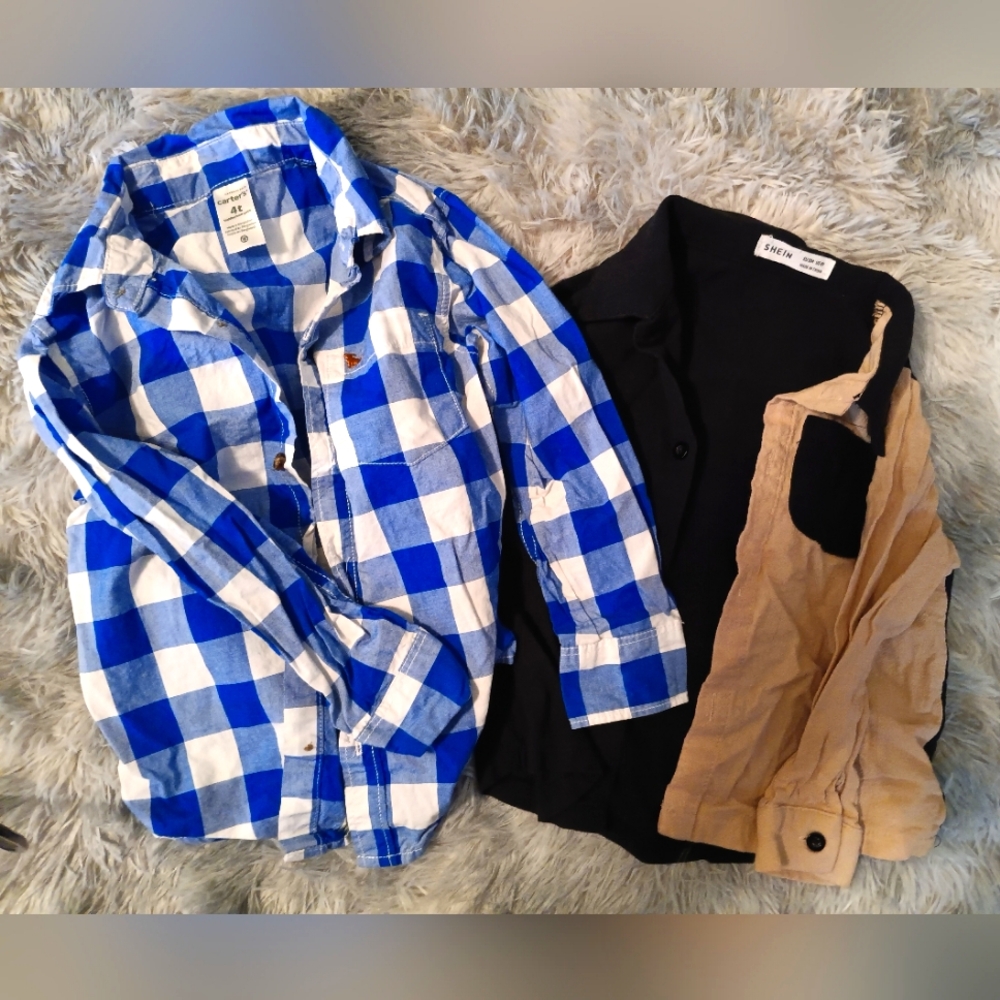 EUC 2 collar shirts. 1 Carter and 1 Shein.